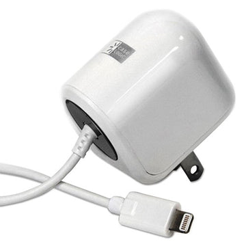 Case Logic® Dedicated Lightning Home Charger, 2.1 Amp, White freeshipping - TVN Wholesale